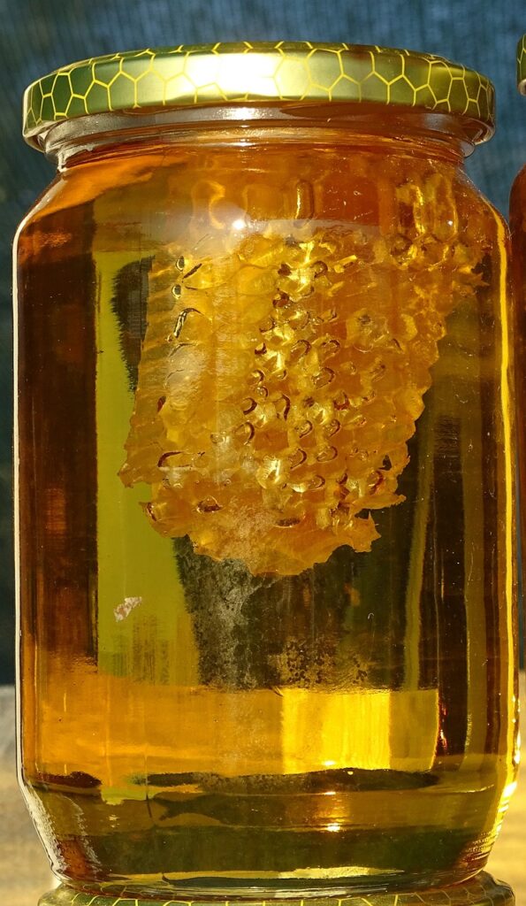 honey, honey jar, honeycomb-507139.jpg